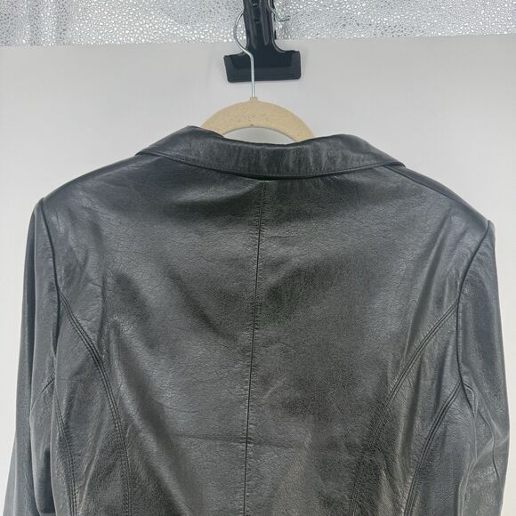 Wilsons Leather Jacket Womens Medium Full Zip Maxima Lined Coat Pockets - Picture 6 of 12